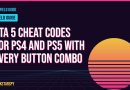 GTA 5 cheat codes for PS4 and PS5 with every button combo